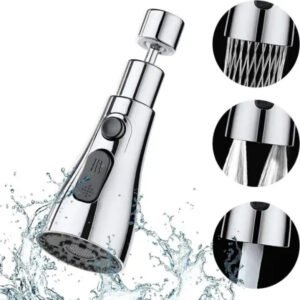 360 DEGREE MOVABLE WATER FAUCET (3 MODE)