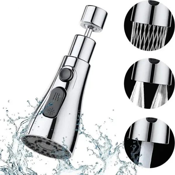 360 DEGREE MOVABLE WATER FAUCET (3 MODE)