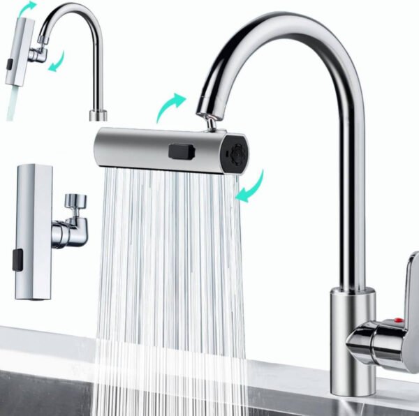 4 MODE KITCHEN WATERFALL FAUCET
