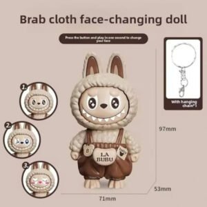 LABUBU FACE CHANGING KEYCHAIN