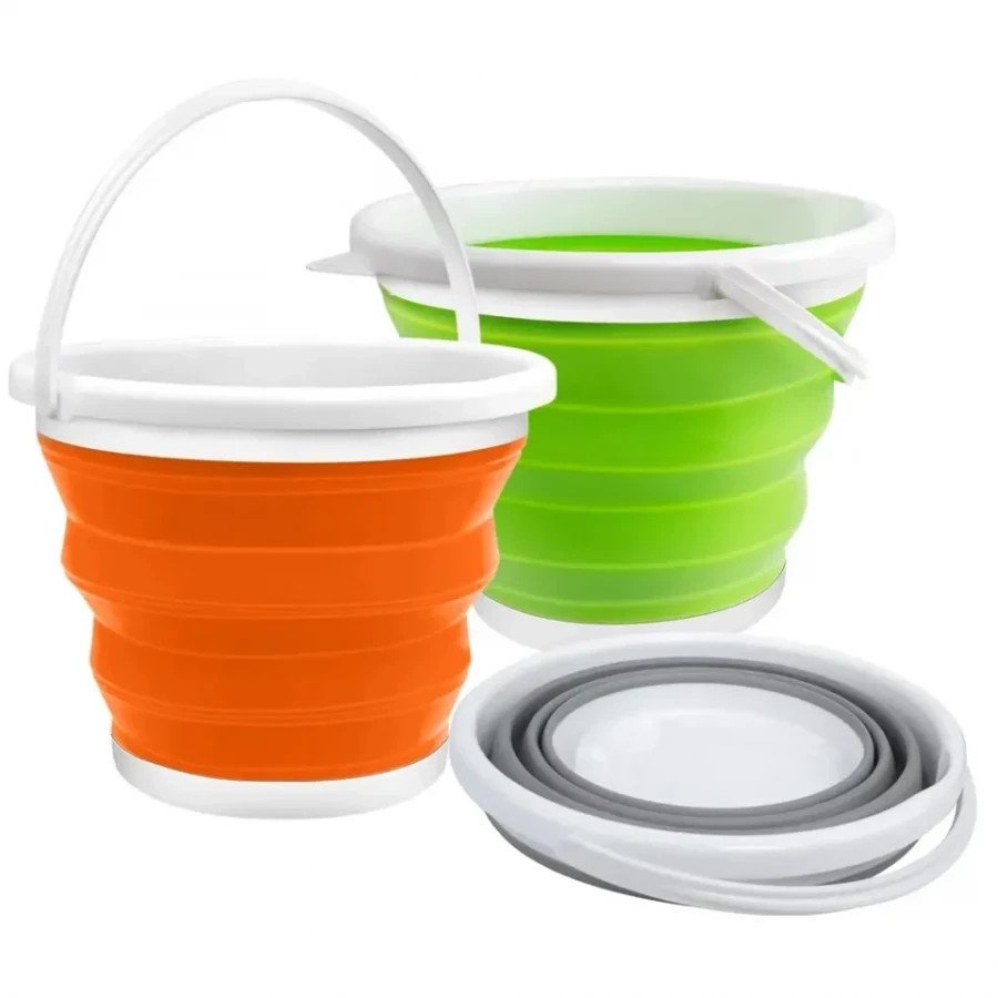 SILICONE FOLDING BUCKET (10 LITER)