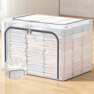 TRANSPARENT 66 LITRE CLOTH STORAGE BAG